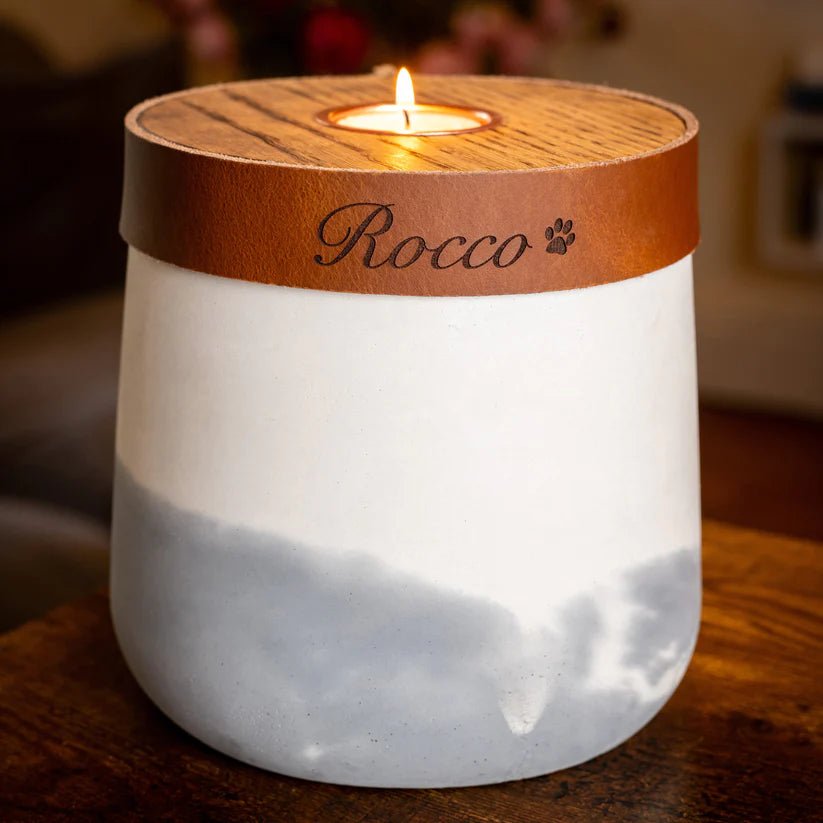 This beautiful hand-made urn has been lovingly crafted in the UK for you to keep full or part cremation ashes, keepsakes, trinkets or special mementos.