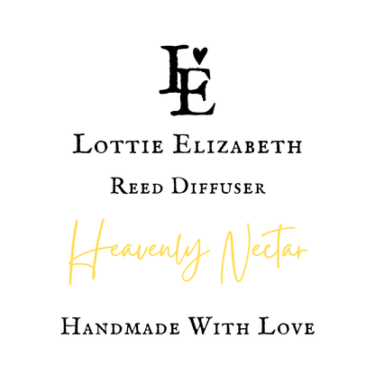 Heavenly Nectar | Reed Diffuser | Small - Reed Diffuser - Lottie Elizabeth Ltd