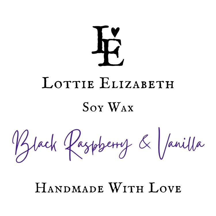 Black Raspberry & Vanilla Top Notes: Juicy Black Raspberry, Sweet Strawberry Middle Notes: Creamy Vanilla, Warm Floral Accents & Violet Base Notes: Musky Amber, Soft Woods